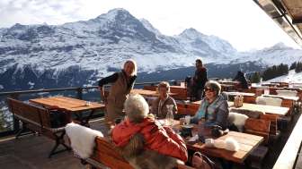 Bussalp mountain restaurant