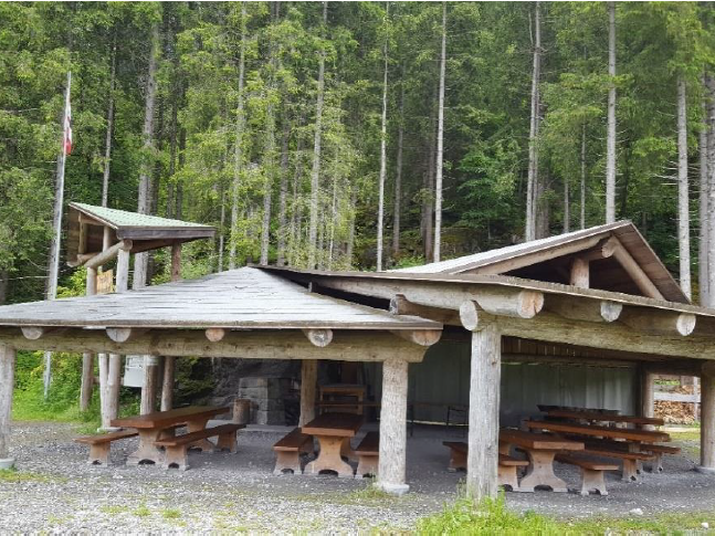 Grillstelle Gletscherschlucht