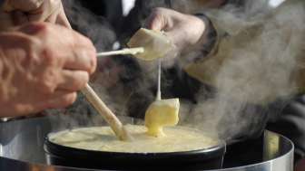 Fondue en plein air