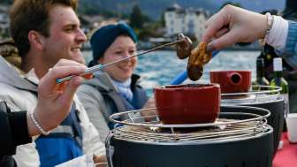 Chocolate Fondue Float