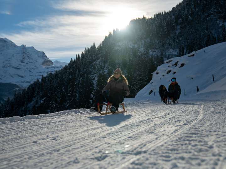 Sledding and Velogemel riding