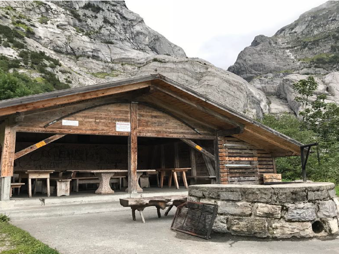 Grillstelle Gletschersand